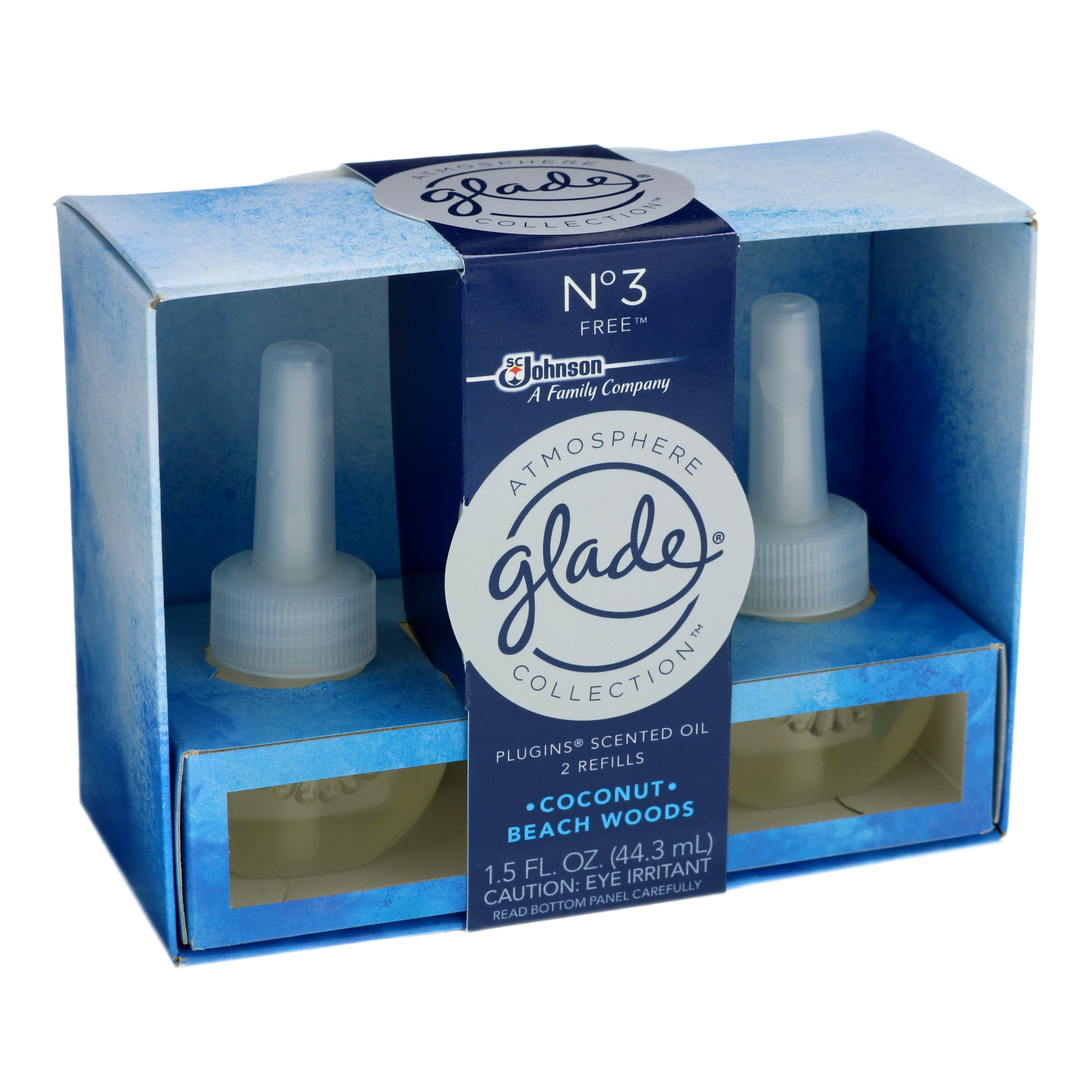 Glade Atmosphere Plugins N3 Coconut Beach Woods 2 Refills Shop Air