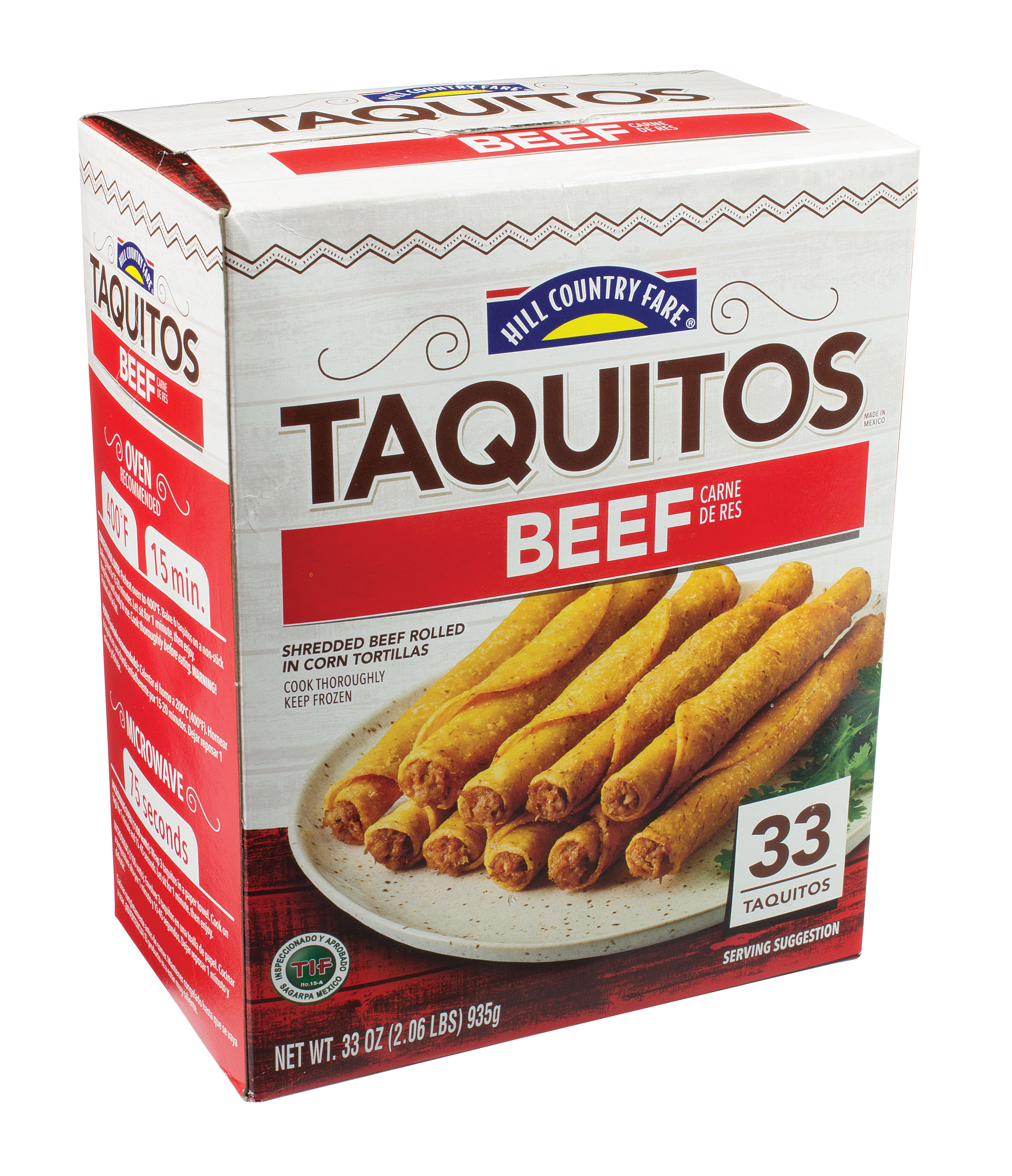 Hill Country Fare Beef Taquitos - Shop Meals & Sides At H-E-B