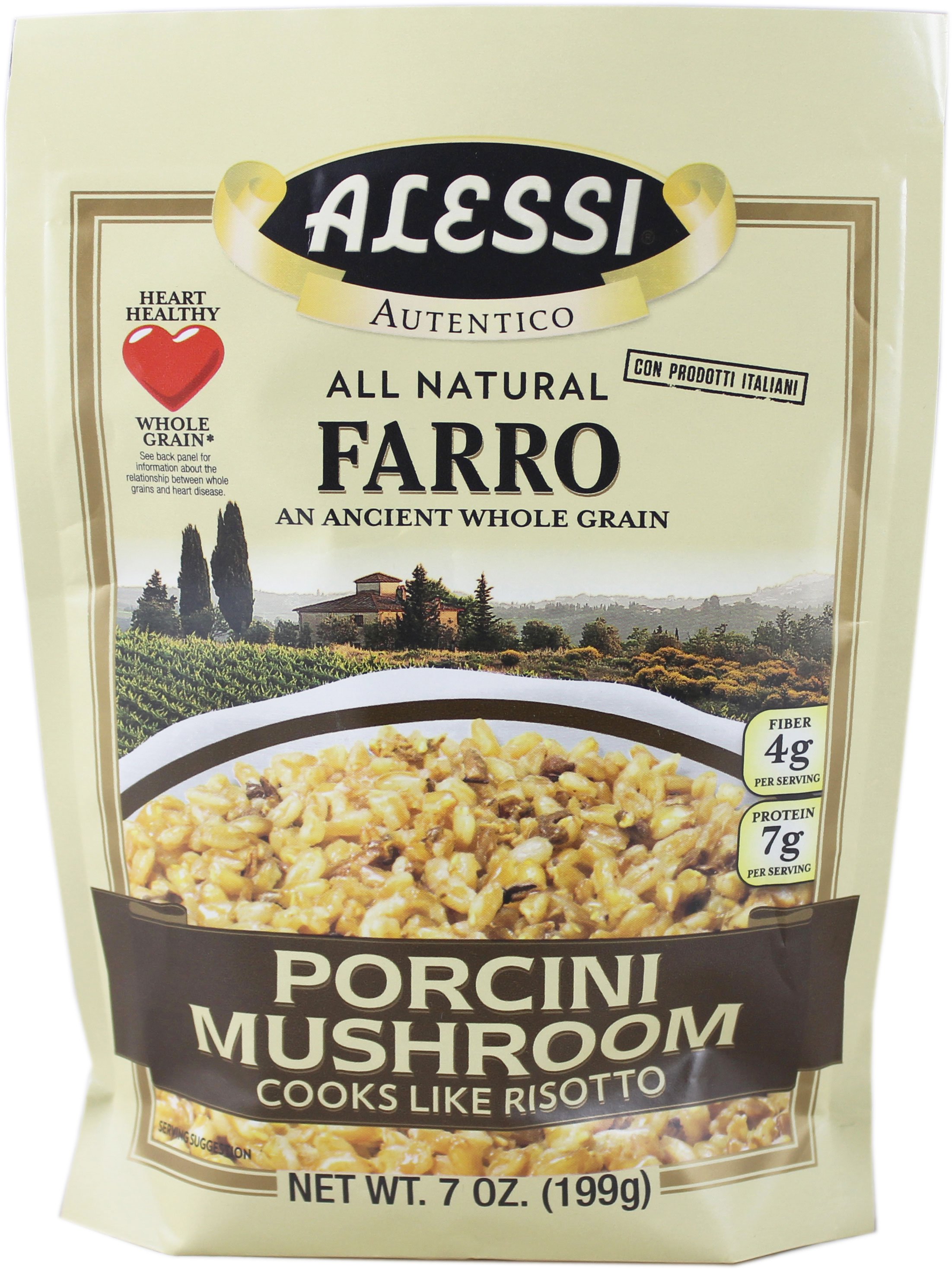 Alessi Porcini Mushroom Farro Shop Rice & grains at HEB