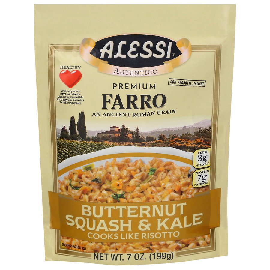 Alessi Butternut Squash & Kale Farro - Shop Rice & grains at H-E-B