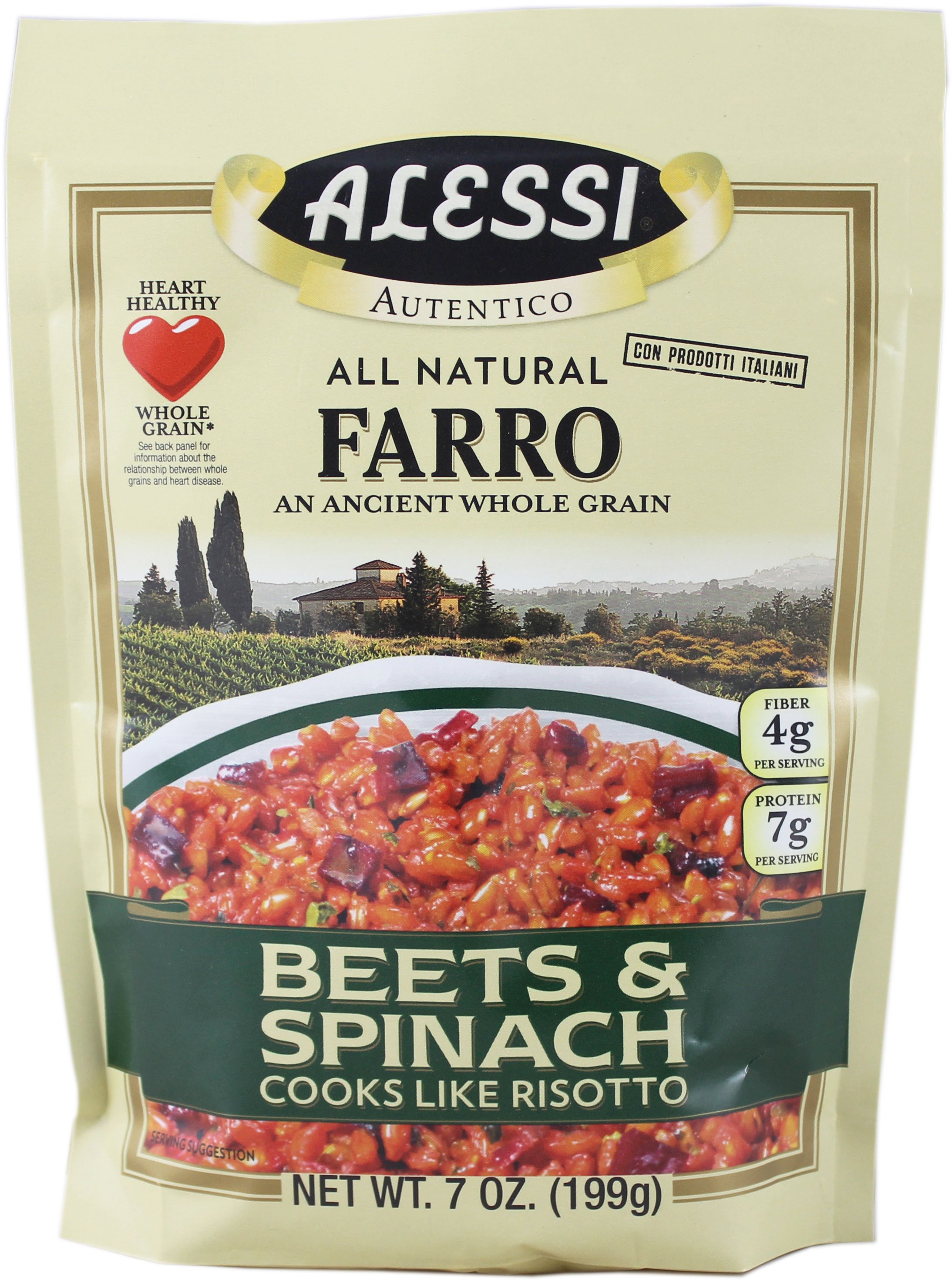Alessi Farro With Beets Shop Rice & Grains at HEB