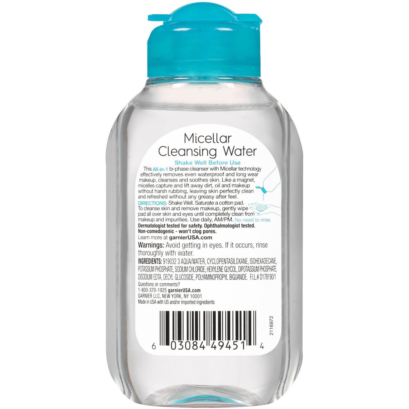 Garnier SkinActive Micellar Cleansing Water, For Waterproof Makeup; image 6 of 6