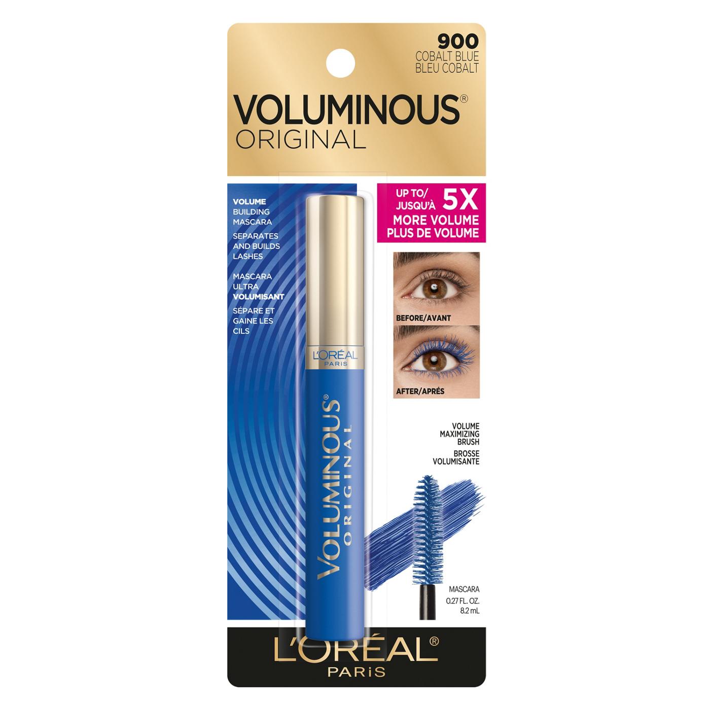 L'Oréal Paris Voluminous Original Washable Bold Eye Mascara - Cobalt Blue; image 1 of 8