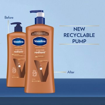 Vaseline Intensive Care Body Lotion Cocoa Radiant, 32 oz