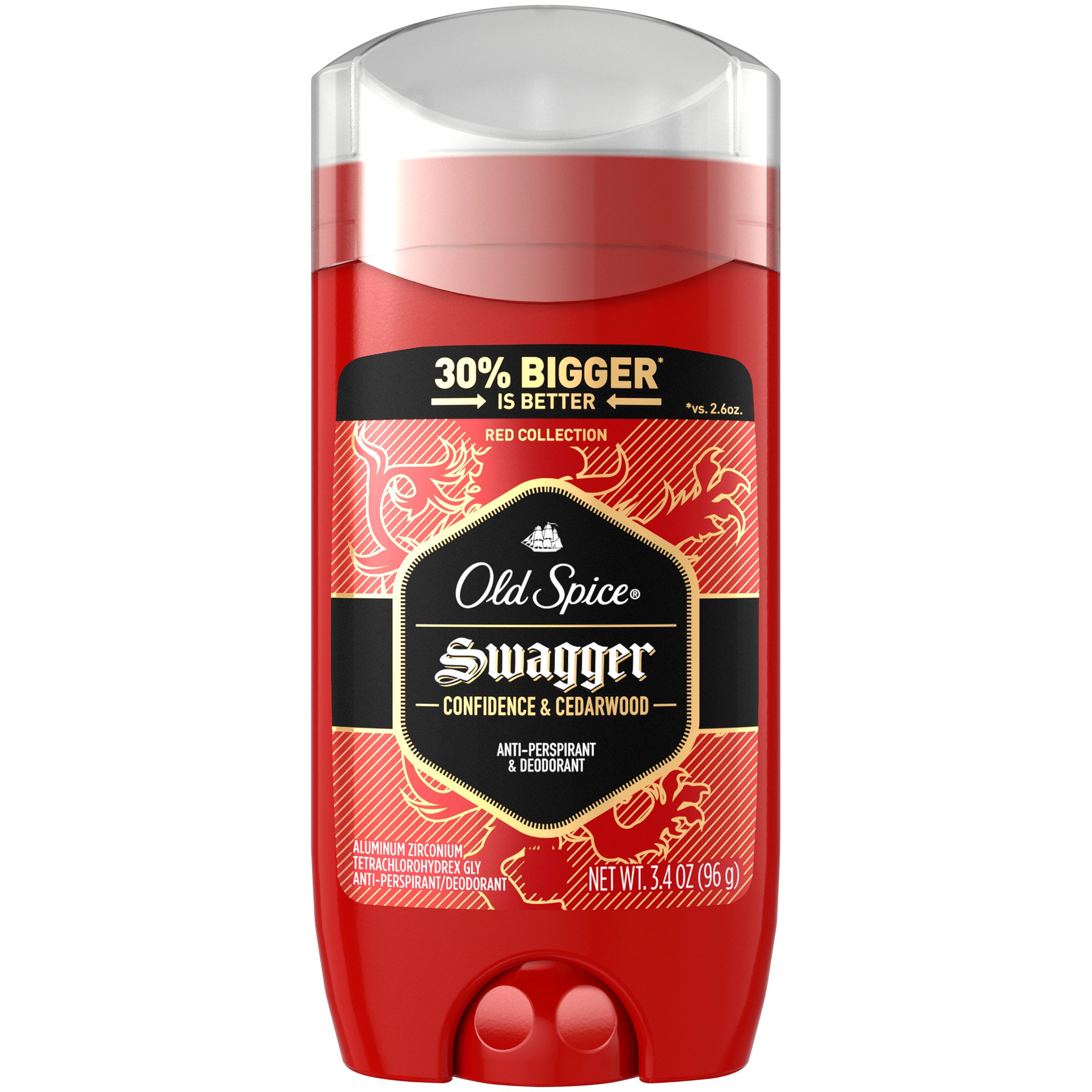 Old Spice Red Collection Swagger Scent Solid Antiperspirant And - Shop Bath Skin Care at