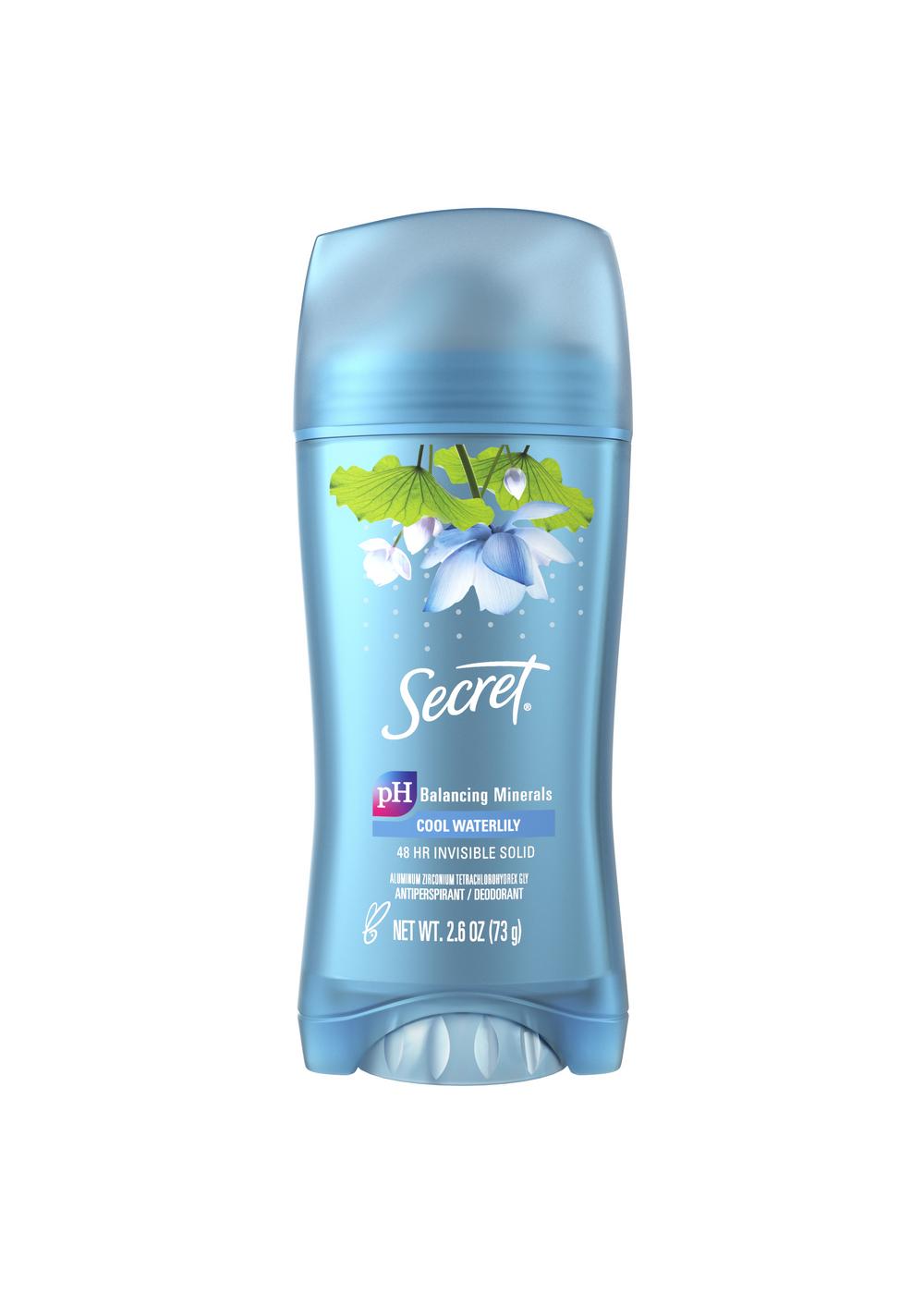 Secret 48 Hr Antiperspirant Deodorant - Cool Waterlily; image 1 of 6