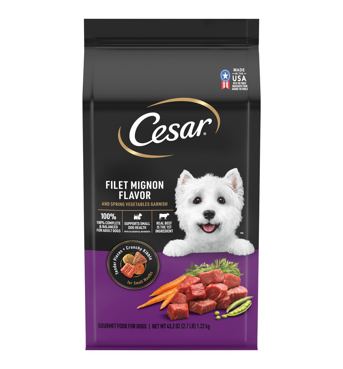 Cesar Filet Mignon Flavor Dry Dog Food; image 1 of 4