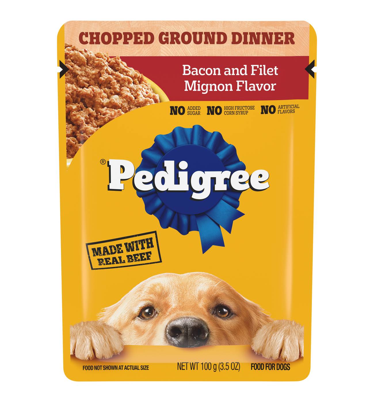 Pedigree Bacon & Filet Mignon Ground Dinner Wet Dog Food; image 1 of 5