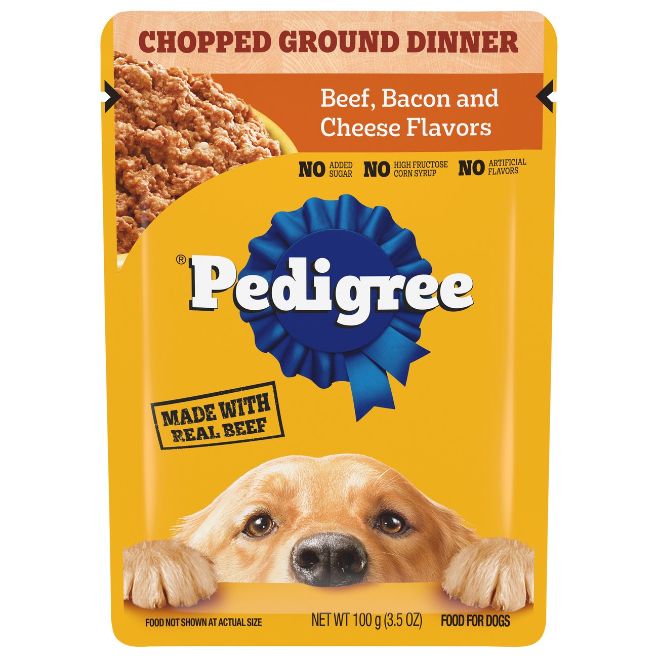 Pedigree Chopped Dinner Beef Bacon Cheese Wet Dog Food