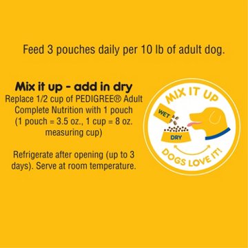 Pedigree Chopped Dinner Beef Bacon & Cheese Wet Dog Food