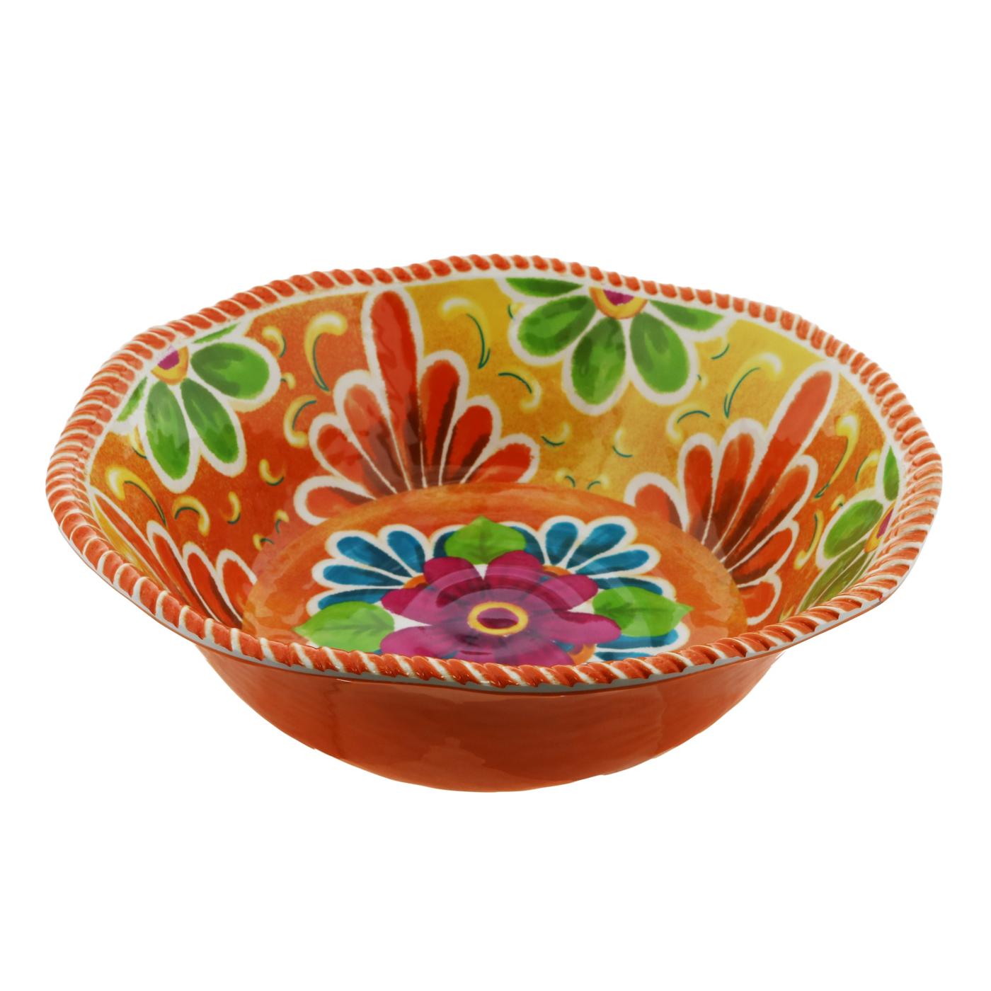 Cocinaware Fest Summer Melamine Serving Bowl; image 3 of 3