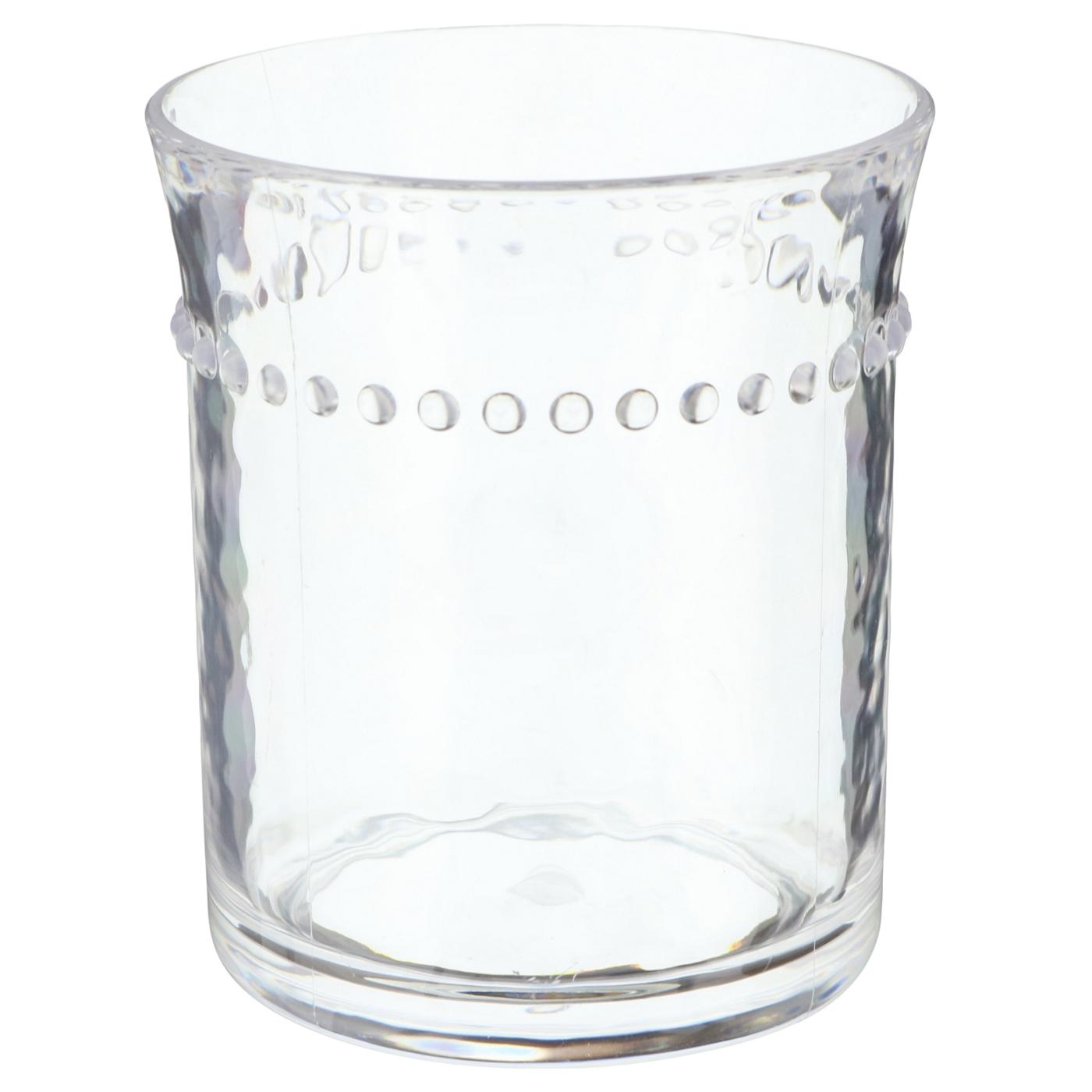 Dining Style Melamine Double Old Fashioned Glass, Assorted; image 2 of 3