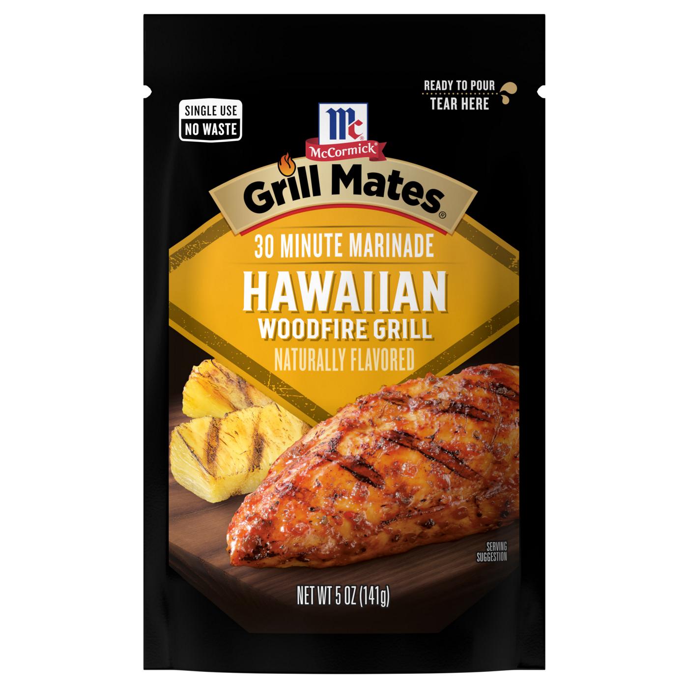 McCormick Grill Mates Hawaiian Woodfire Grill 30 Minute Marinade - Shop  Marinades at H-E-B