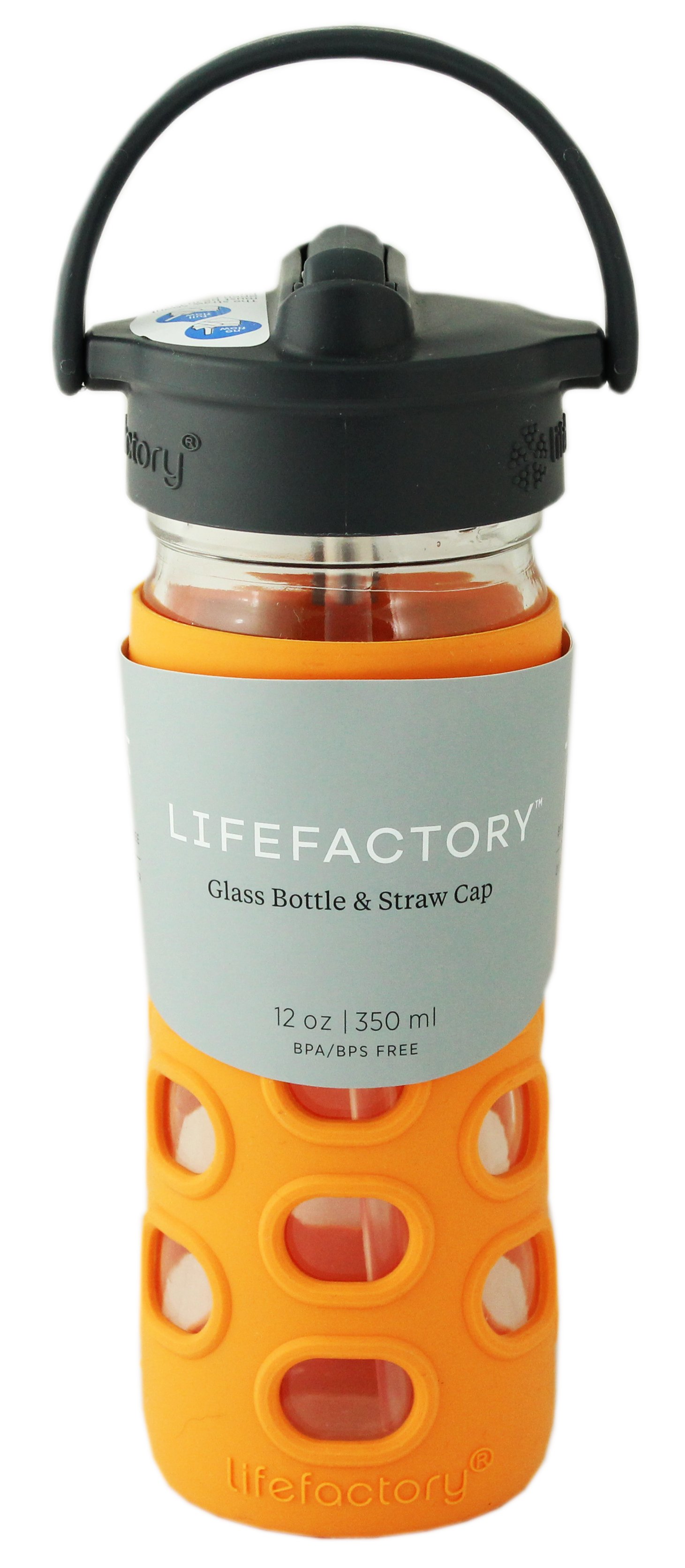 Lifefactory Glass Bottle, 12 Ounce