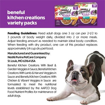 Beneful Purina Medleys Wet Dog Food Variety Pack - Tuscan, Romana, and Mediterranean Style Dog Food in Gravy