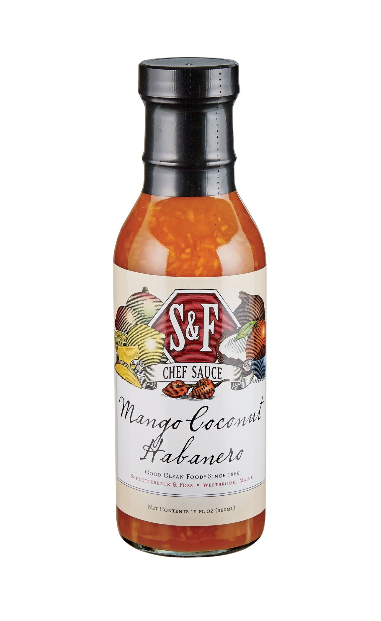 Schlotterbeck & Foss Chef Sauce Mango Coconut Habanero Shop Specialty sauces at HEB