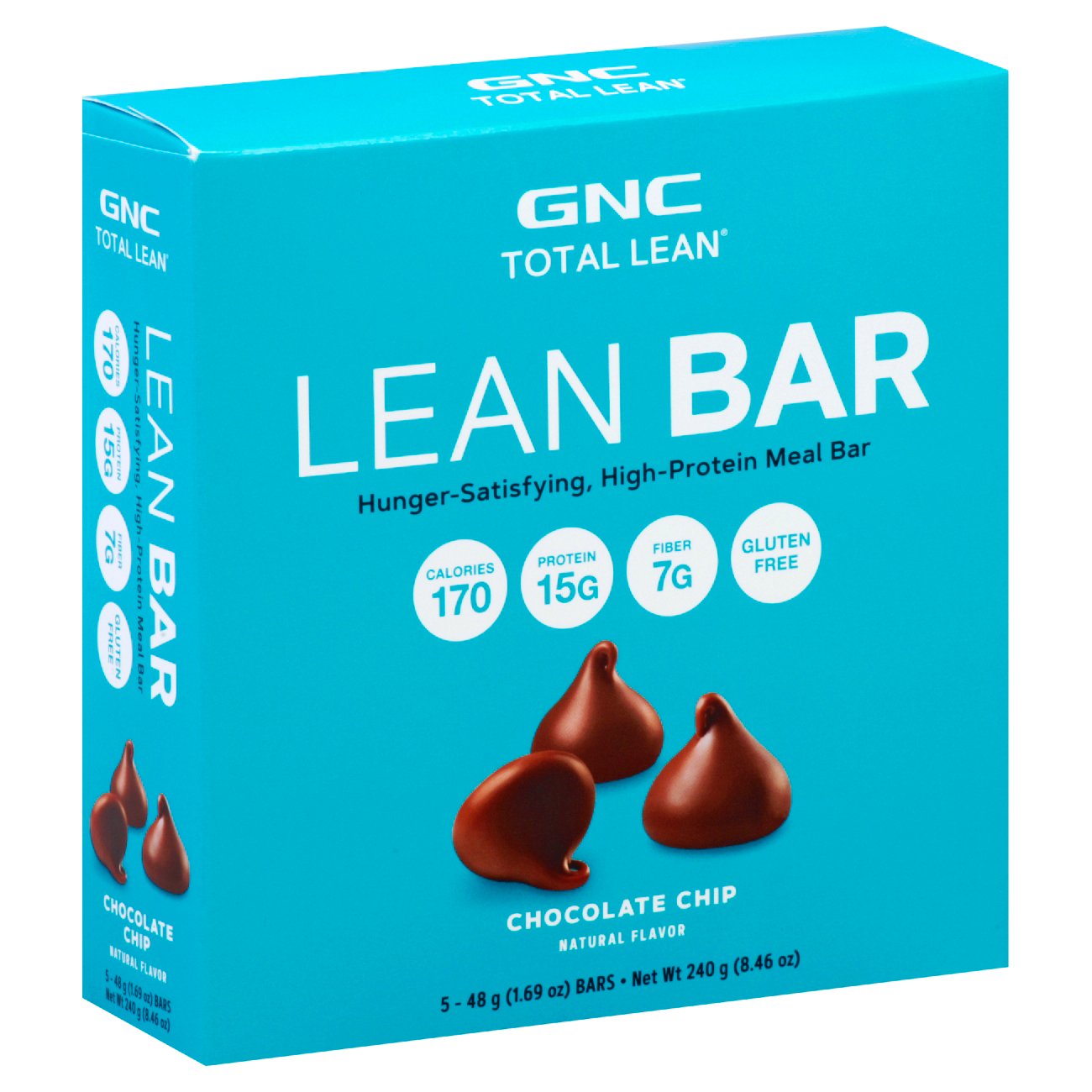 GNC Total Lean Bar Chocolate Chip Shop Diet & Fitness at HEB