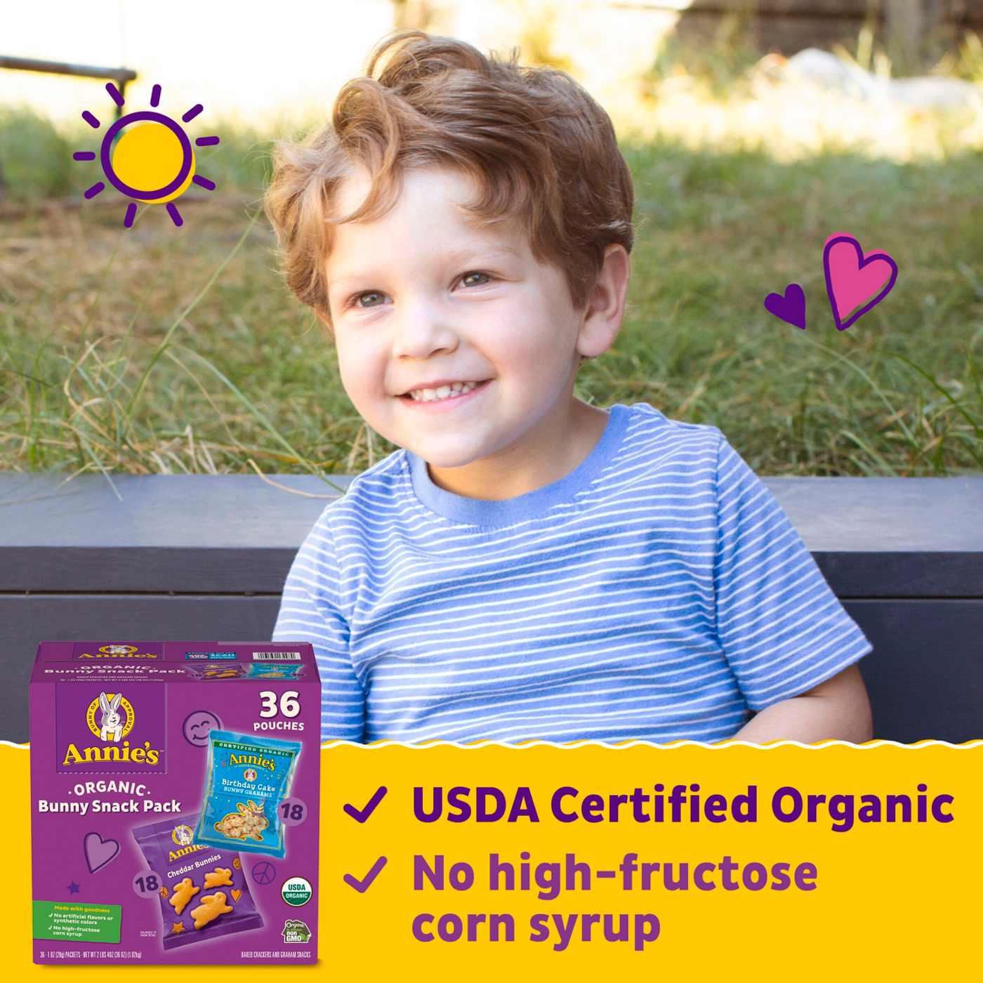 Annie's Organic Bunny Snacks Pack 1 oz Pouches; image 4 of 5