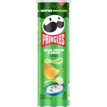 Pringles Sour Cream & Onion Potato Crisps Chips