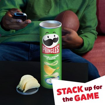 Pringles Sour Cream & Onion Potato Crisps Chips