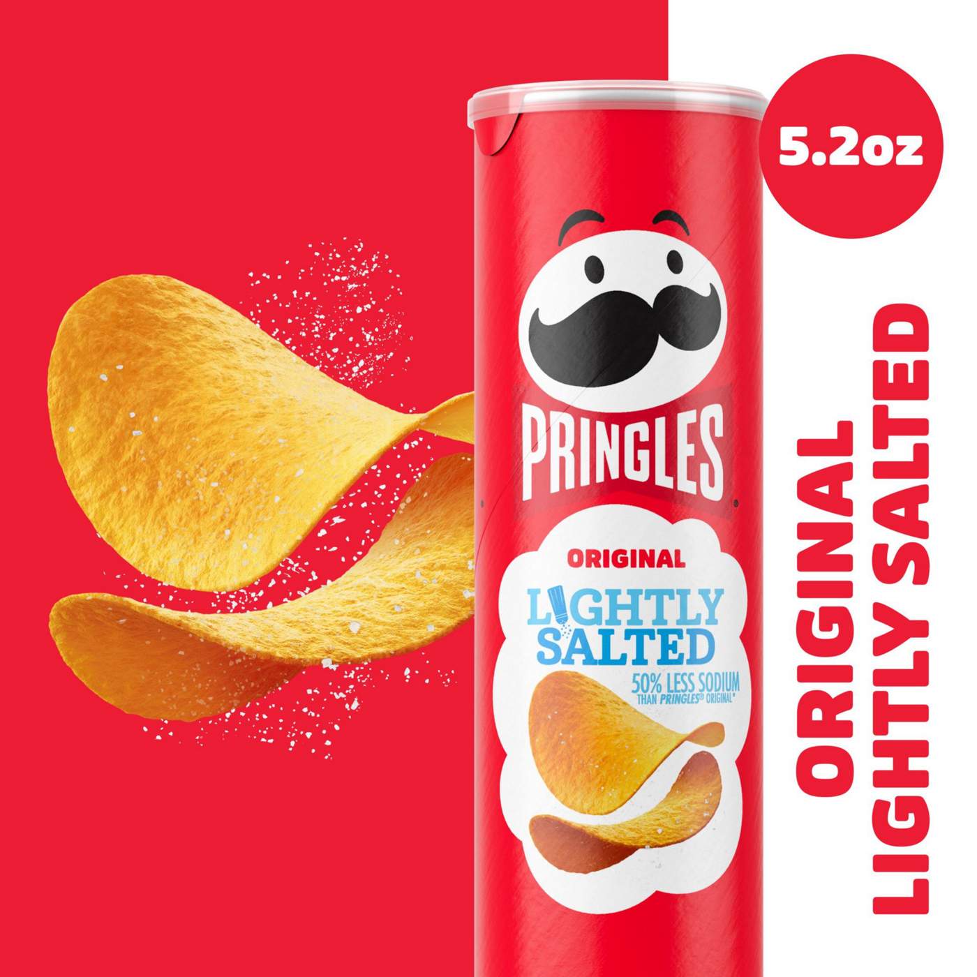 Pringles Lightly Salted Original Potato Crisps Chips; image 3 of 5