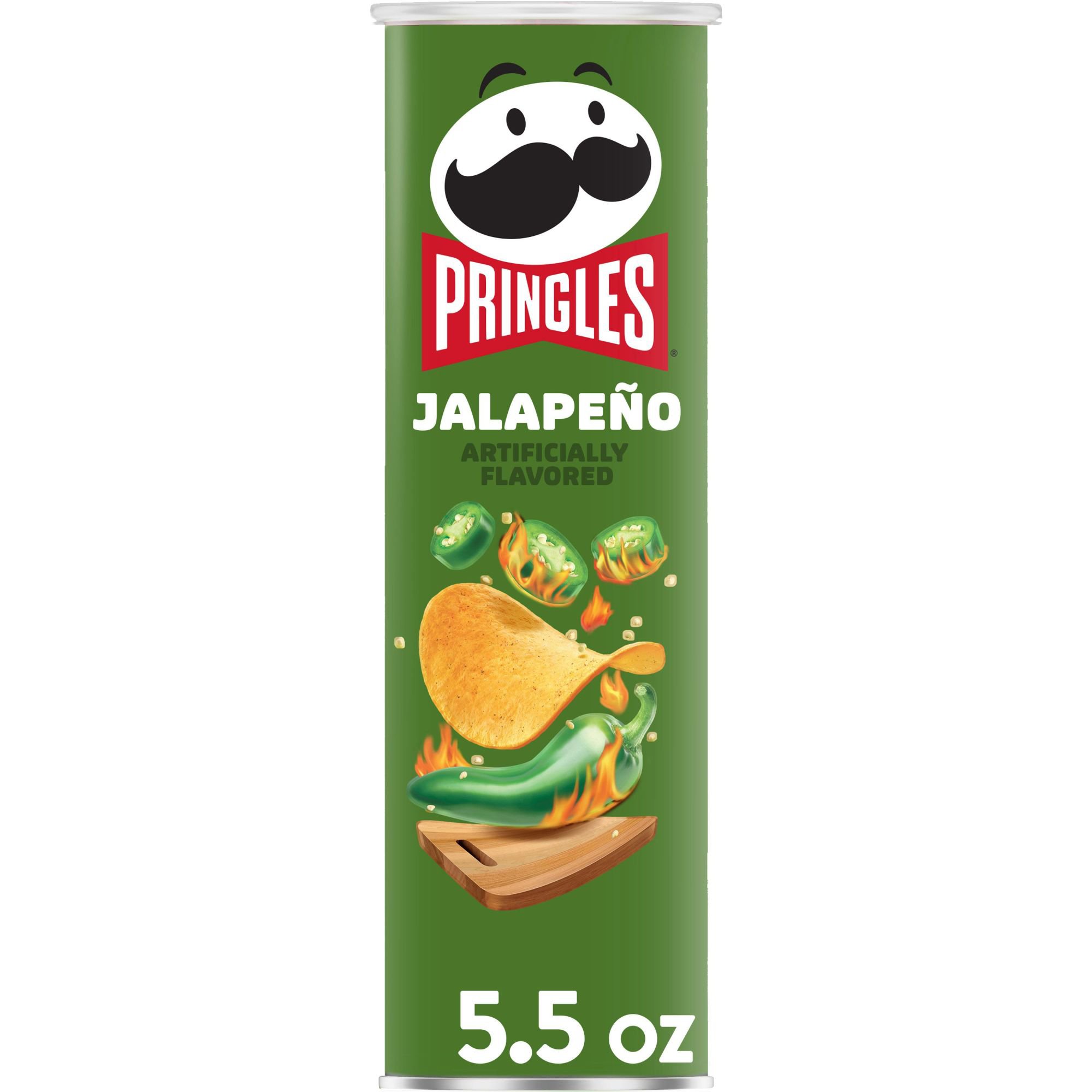 Pringles Potato Crisps Chips Jalapeno - Shop Chips at H-E-B