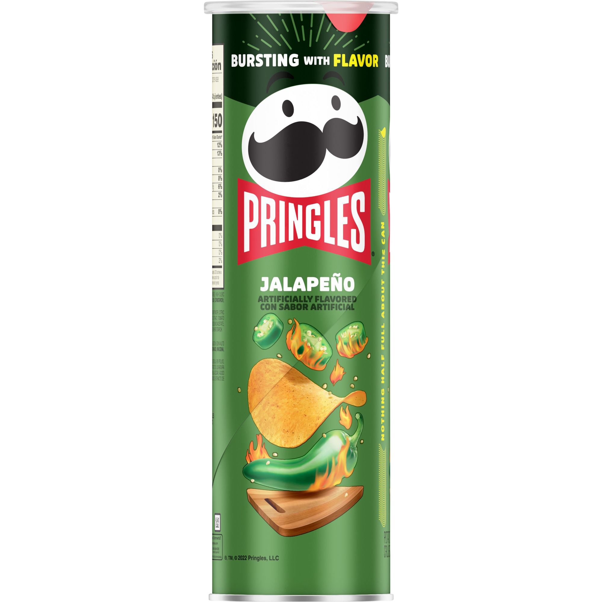Pringles Potato Crisps Chips Jalapeno Shop Chips at HEB