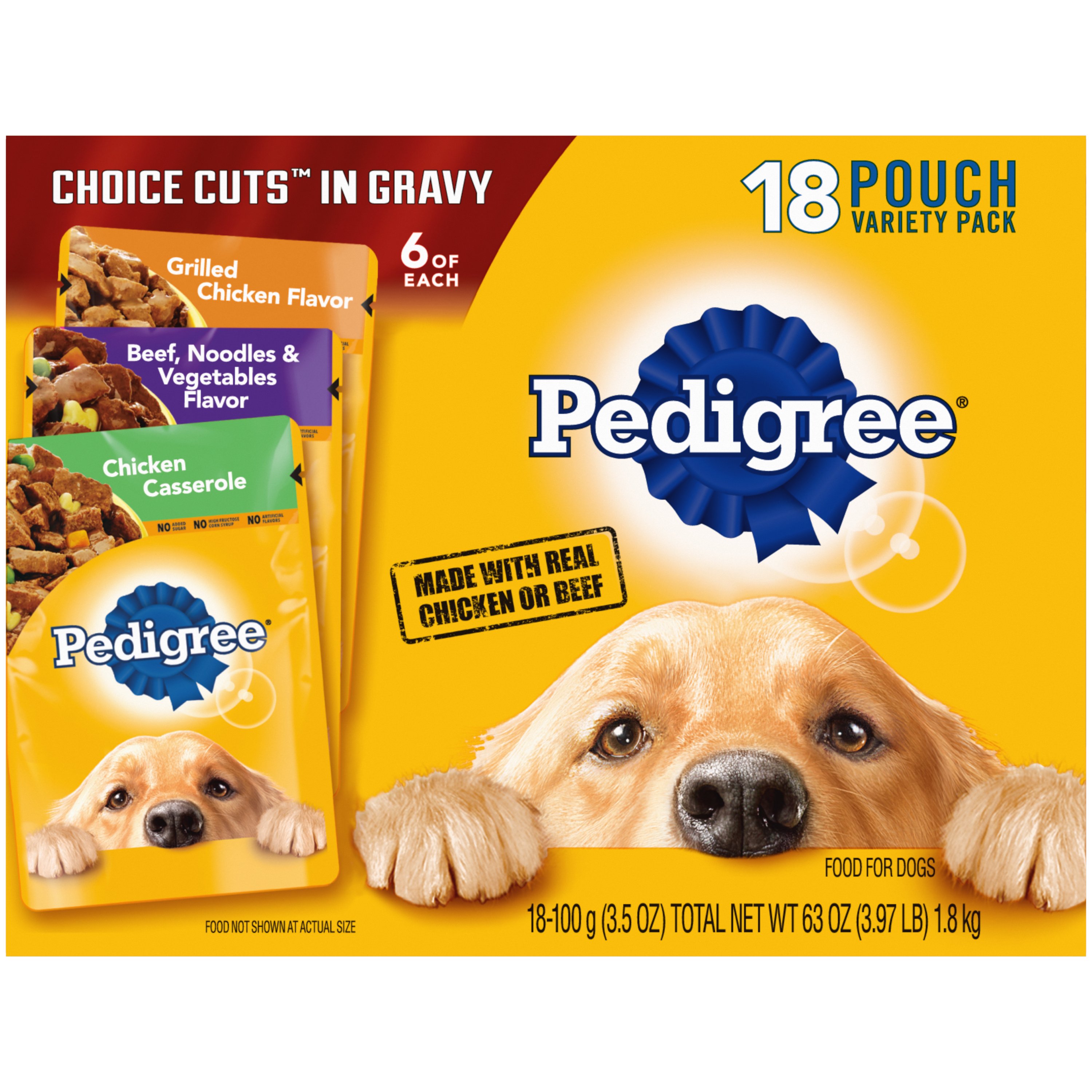Pedigree Choice Cuts in Gravy Wet Dog Food Variety Pack Shop Food at