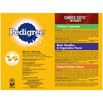 Pedigree Choice Cuts In Gravy Dog Food - Chicken Casserole