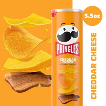 Pringles Cheddar Cheese Potato Crisps Chips