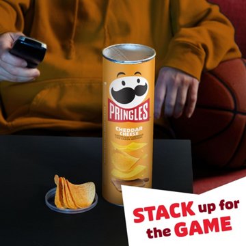 Pringles Cheddar Cheese Potato Crisps Chips