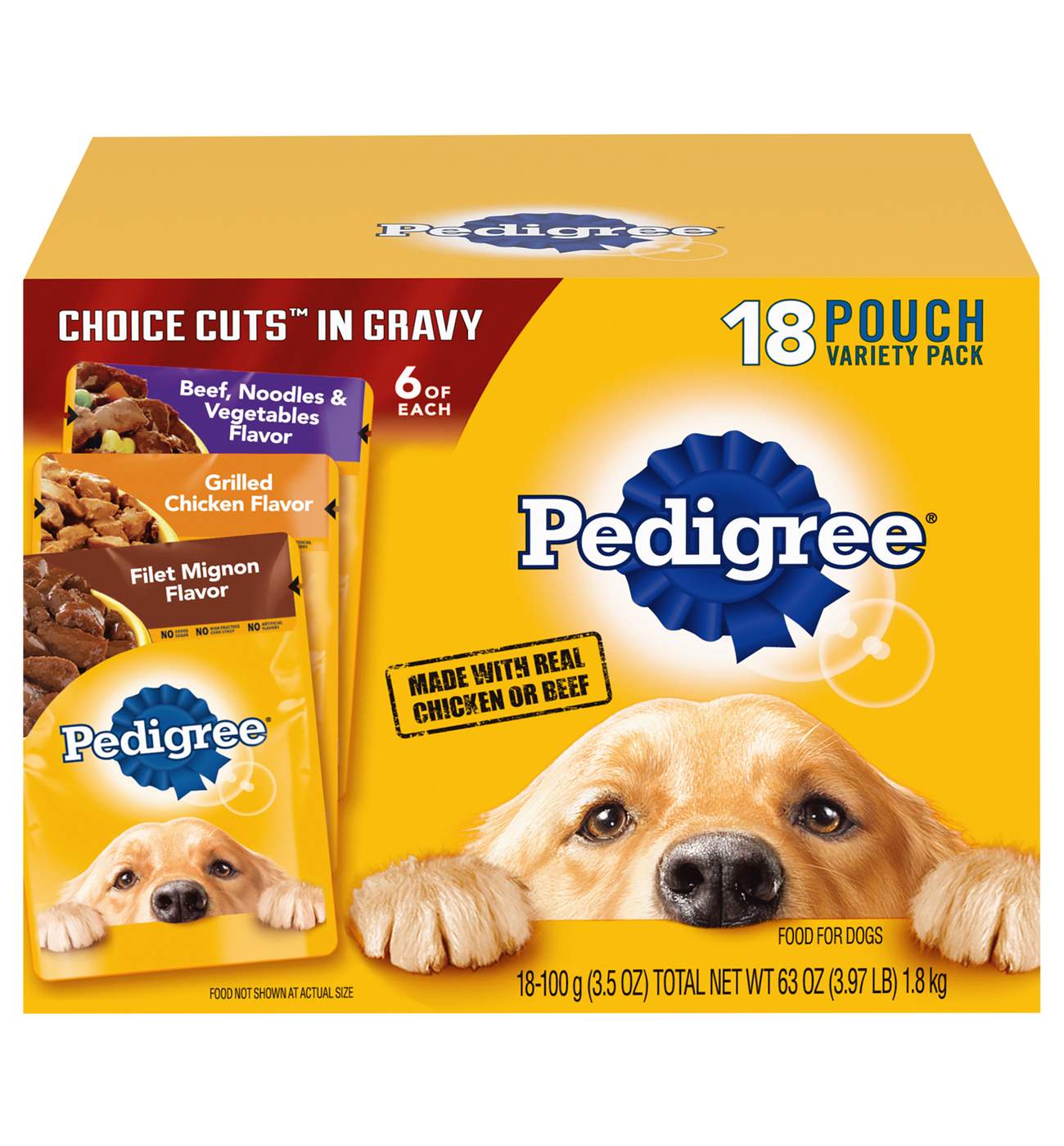 Pedigree Choice Cuts In Gravy Wet Dog Food Variety Pack; image 1 of 5