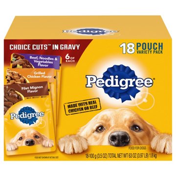 Pedigree Choice Cuts In Gravy Adult Soft Wet Dog Food