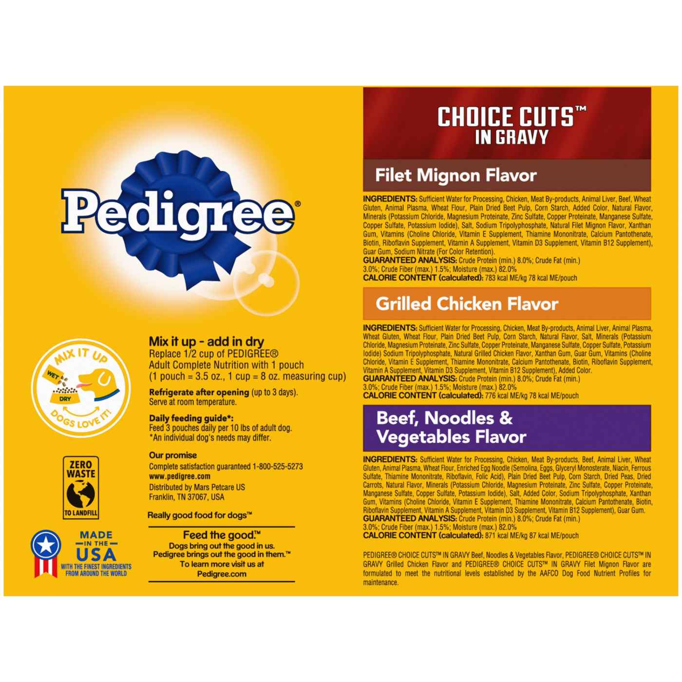 Pedigree Choice Cuts In Gravy Wet Dog Food Variety Pack; image 4 of 5