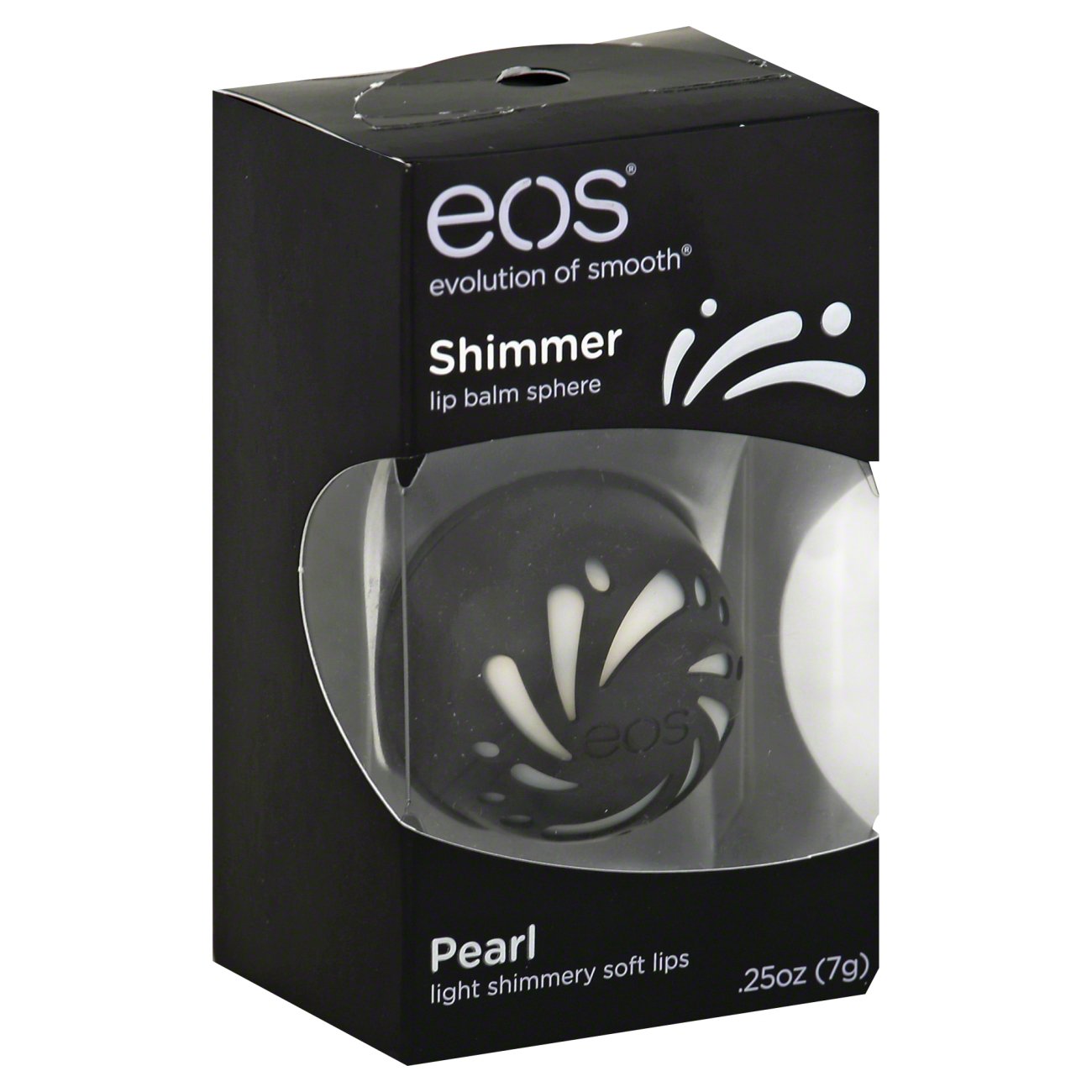 eos Shimmer Lip Balm Pearl Shop Lip Balm & Treatments at HEB