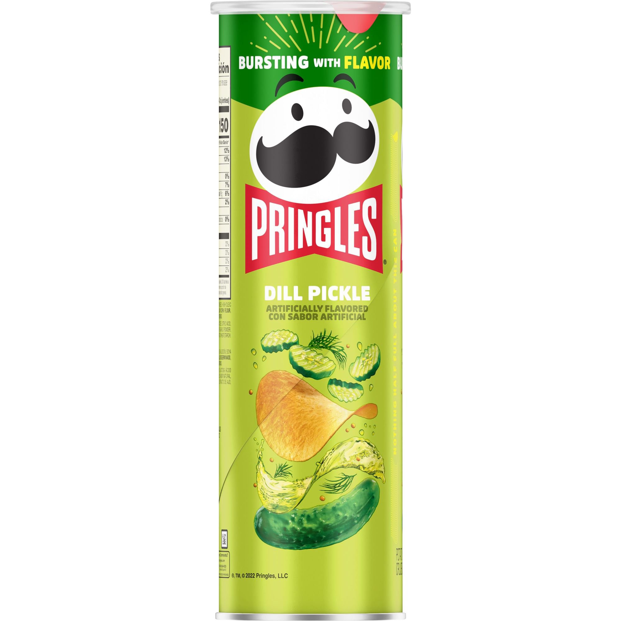 Pringles Screamin' Dill Pickle Potato Crisps Shop Chips at HEB