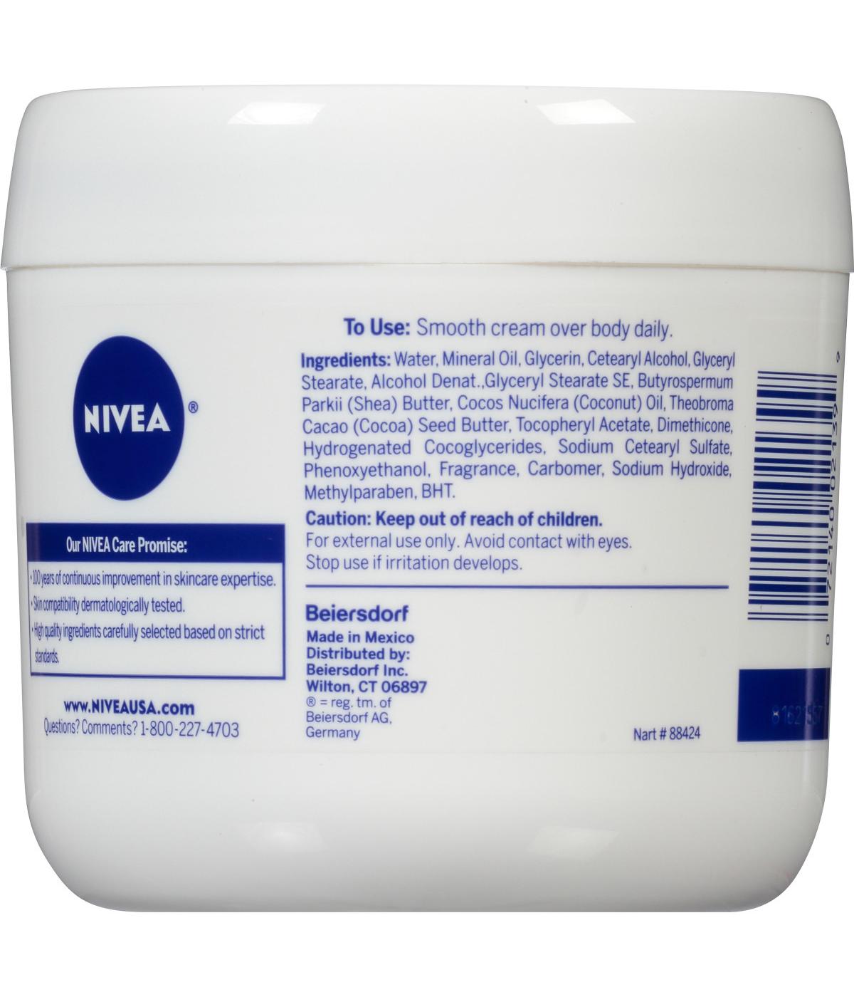 NIVEA Cocoa Butter Body Cream Jar; image 2 of 4