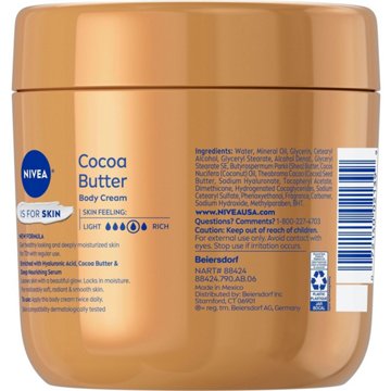NIVEA Cocoa Butter Body Cream Jar