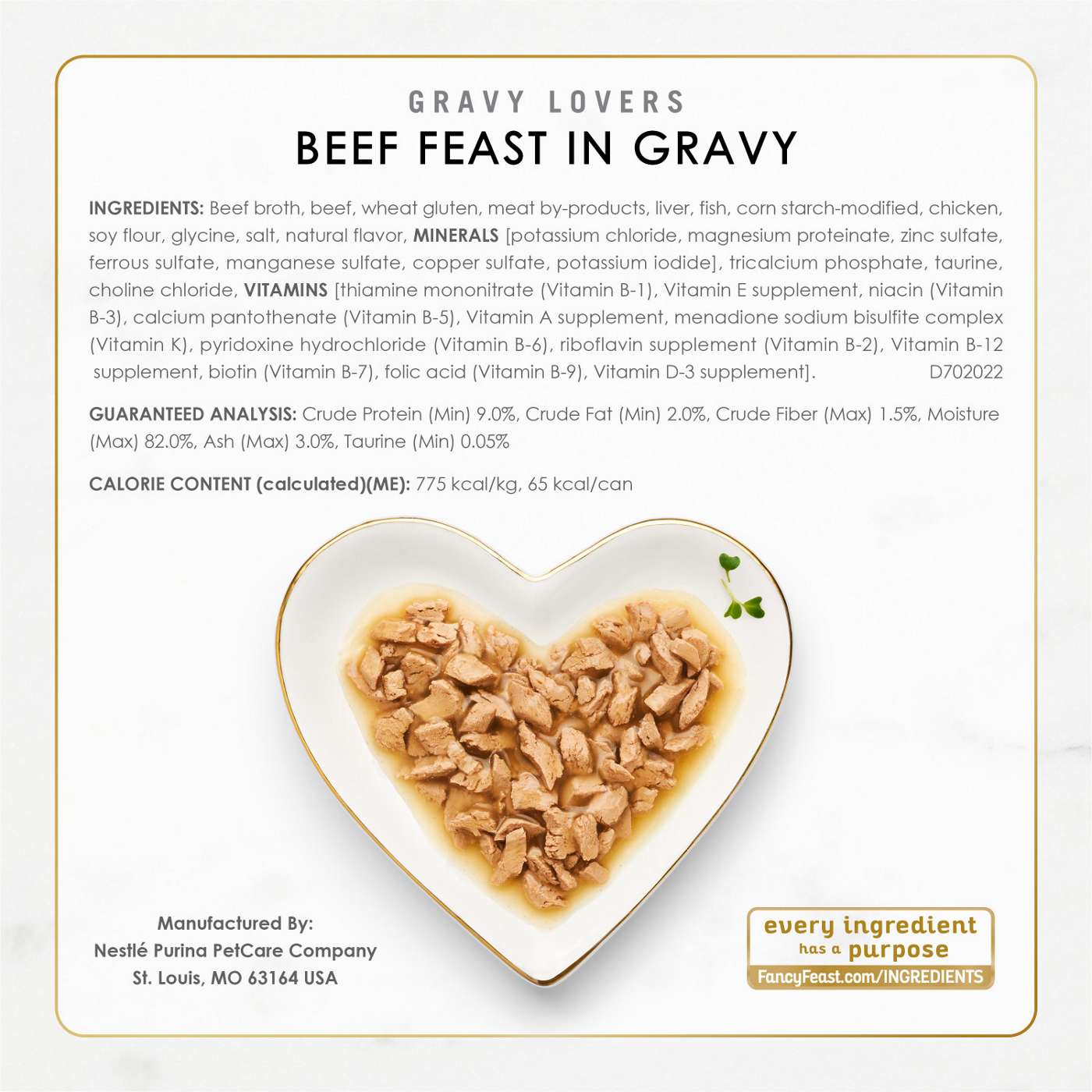 Purina Fancy Feast Gravy Lovers Poultry and Beef Gourmet Wet Cat Food Variety Pack; image 2 of 7