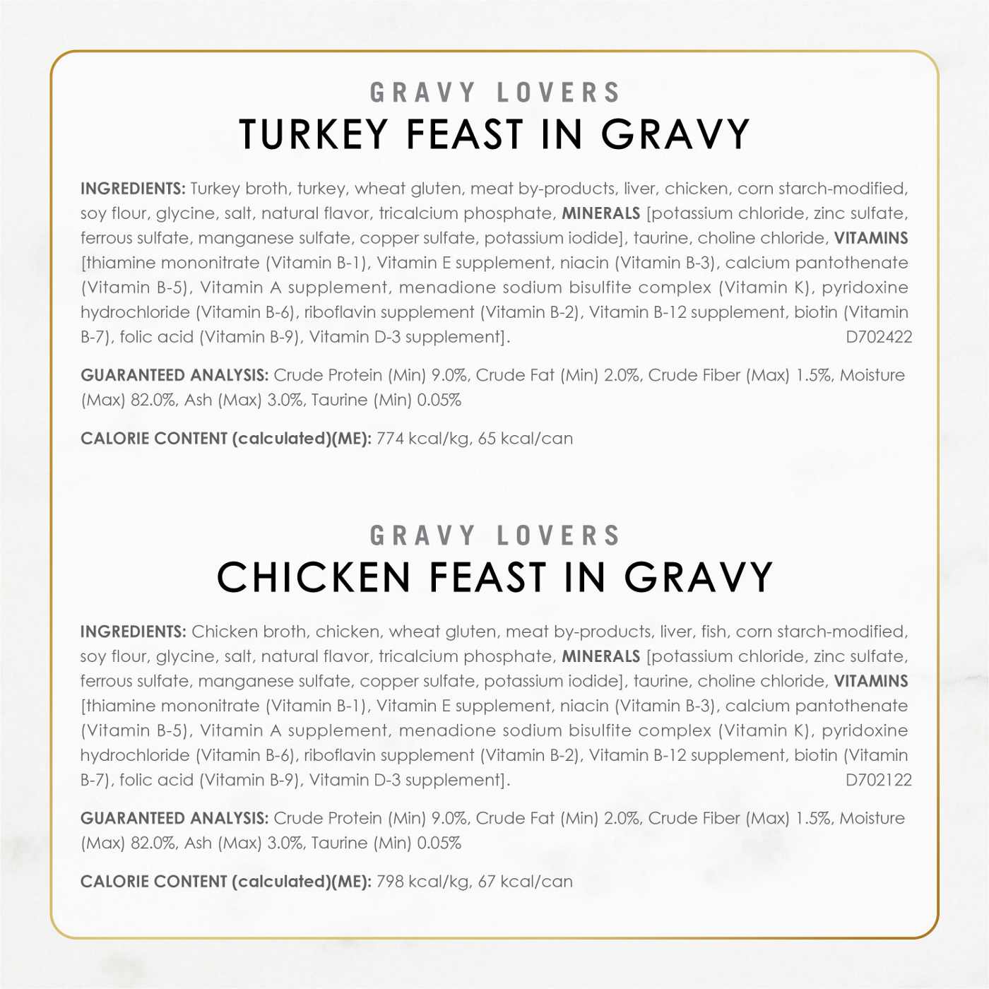 Fancy Feast Purina Fancy Feast Gravy Lovers Poultry and Beef Gourmet Wet Cat Food Variety Pack; image 4 of 7