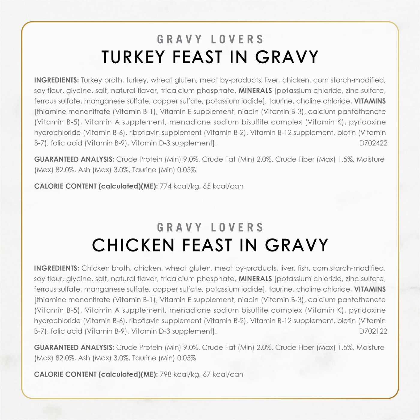 Fancy Feast Purina Fancy Feast Gravy Lovers Poultry and Beef Gourmet Wet Cat Food Variety Pack; image 6 of 7