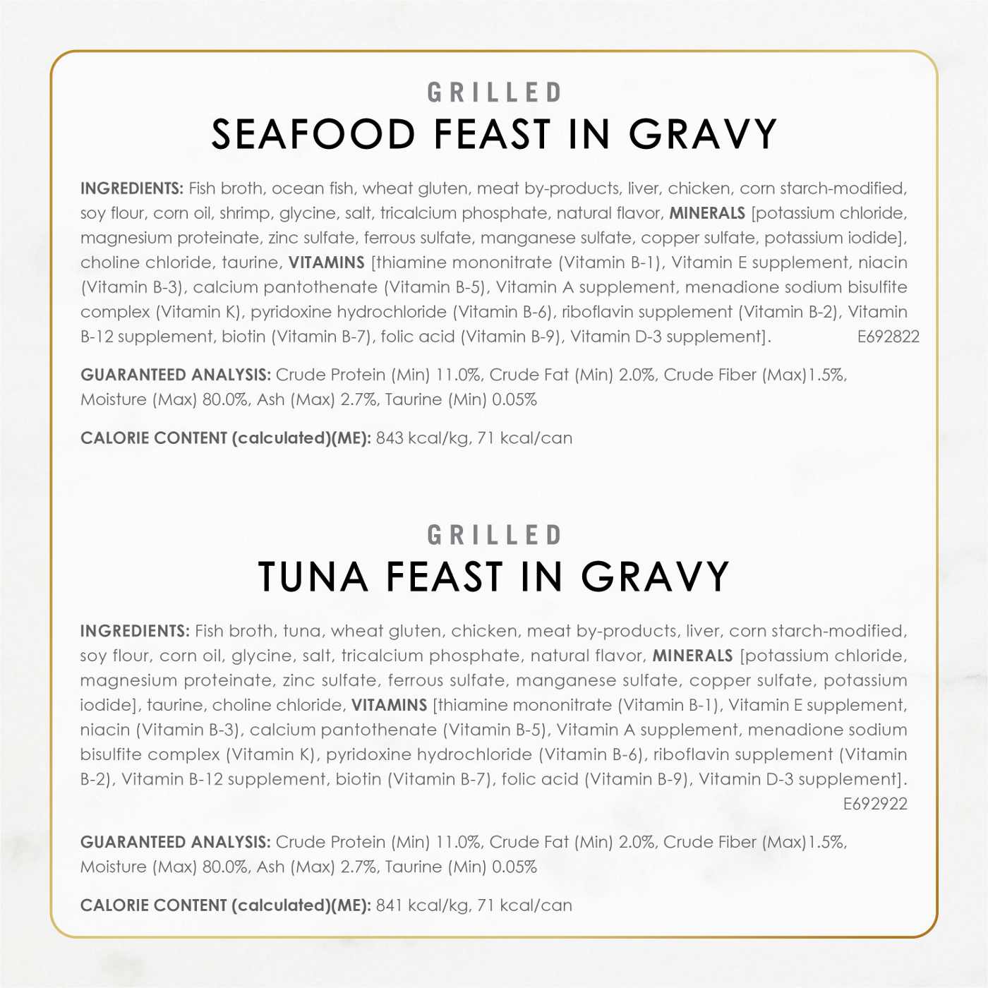 Fancy Feast Purina Grilled Wet Cat Food Variety Pack - Seafood Collection; image 2 of 6