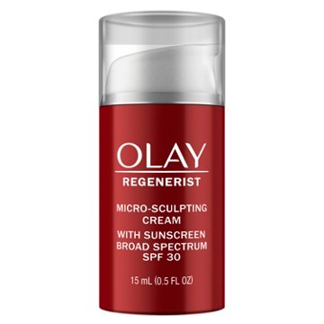 Olay Regenerist Micro-Sculpting Cream Face Moisturizer with SPF 30 - Trial Size