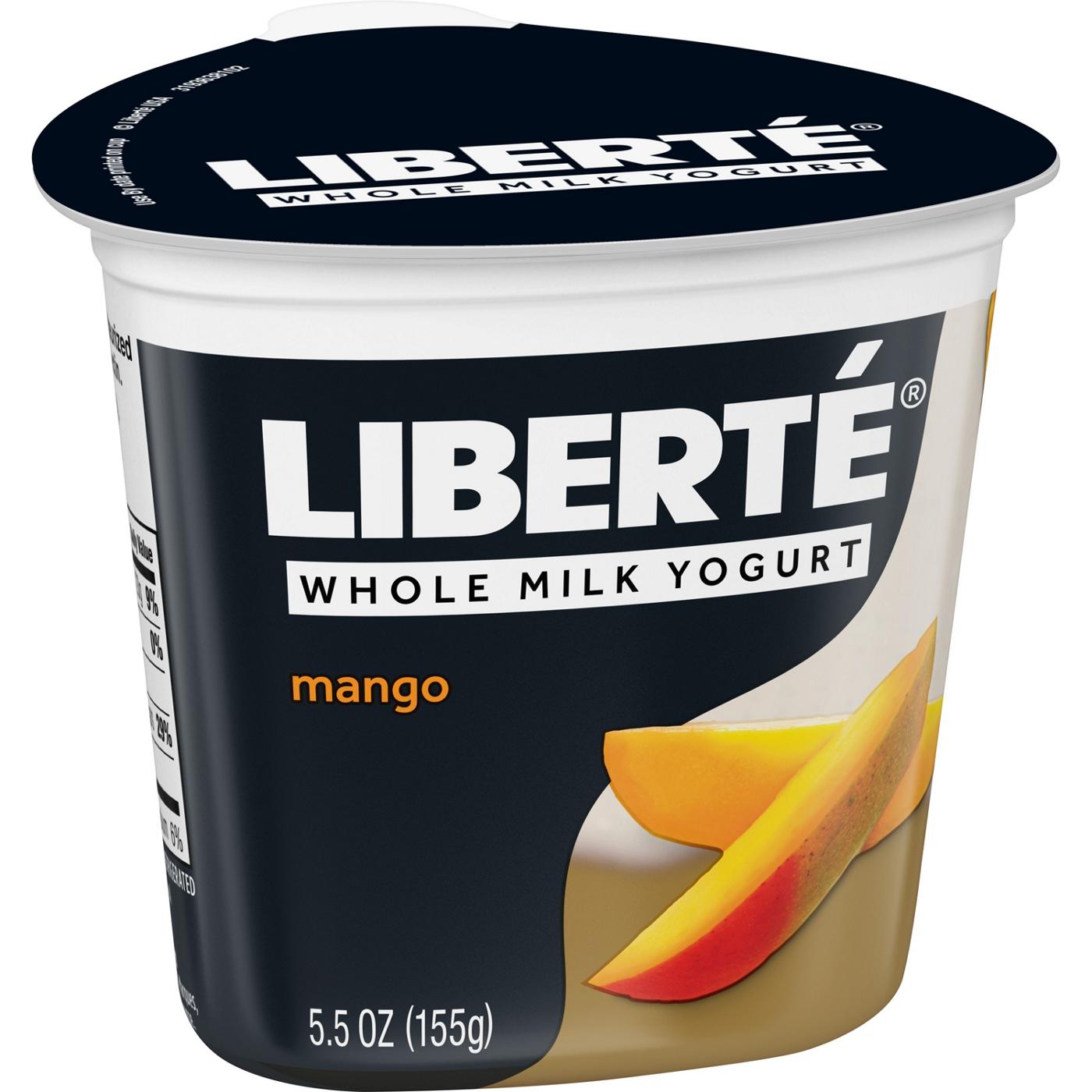 Liberte Mango Whole Milk Yogurt; image 1 of 2