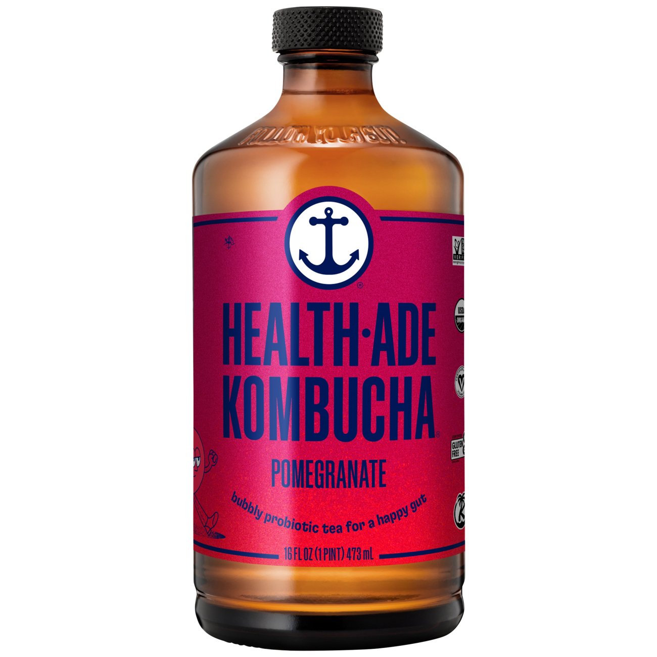 Health Ade Pomegranate Organic Kombucha - Shop Tea at H-E-B