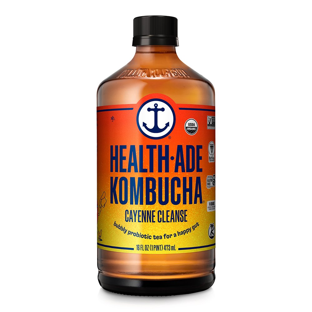 Health Ade Cayenne Cleanse Organic Kombucha Shop Tea at HEB