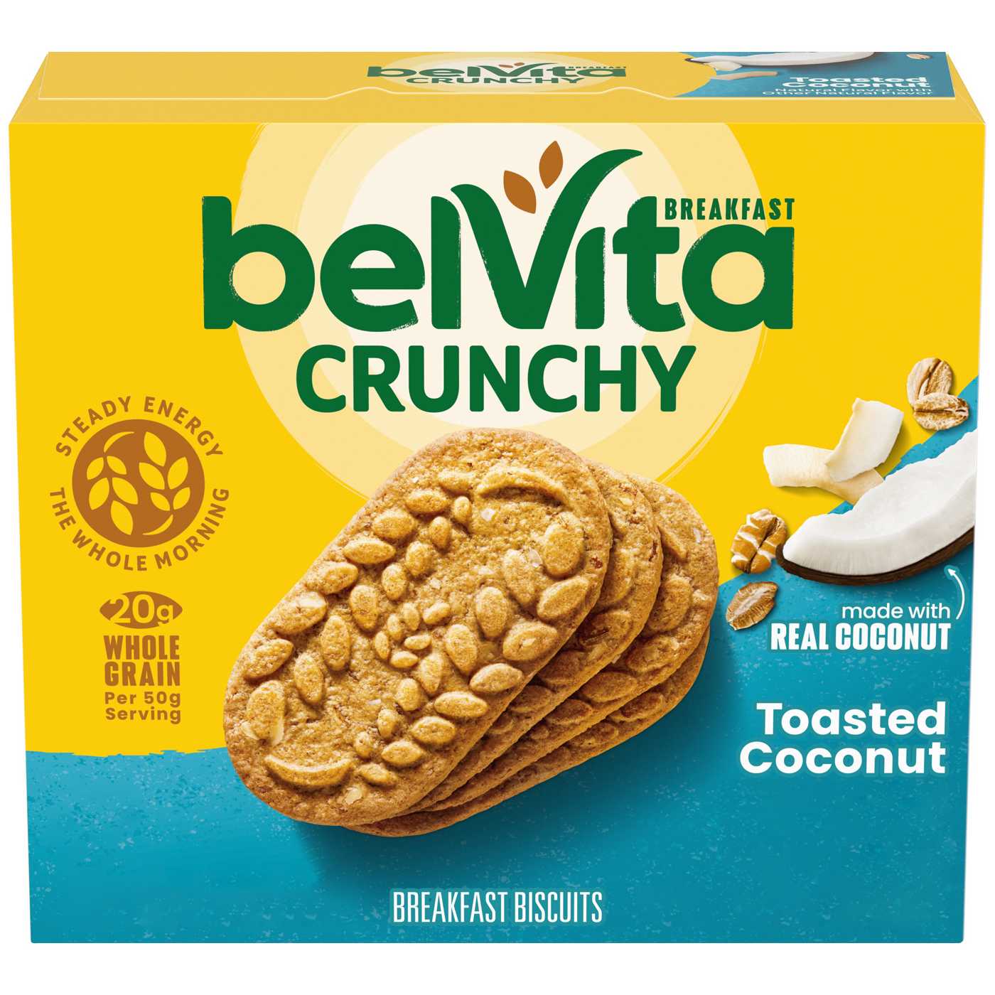 Belvita Toasted Coconut Breakfast Biscuits; image 1 of 10