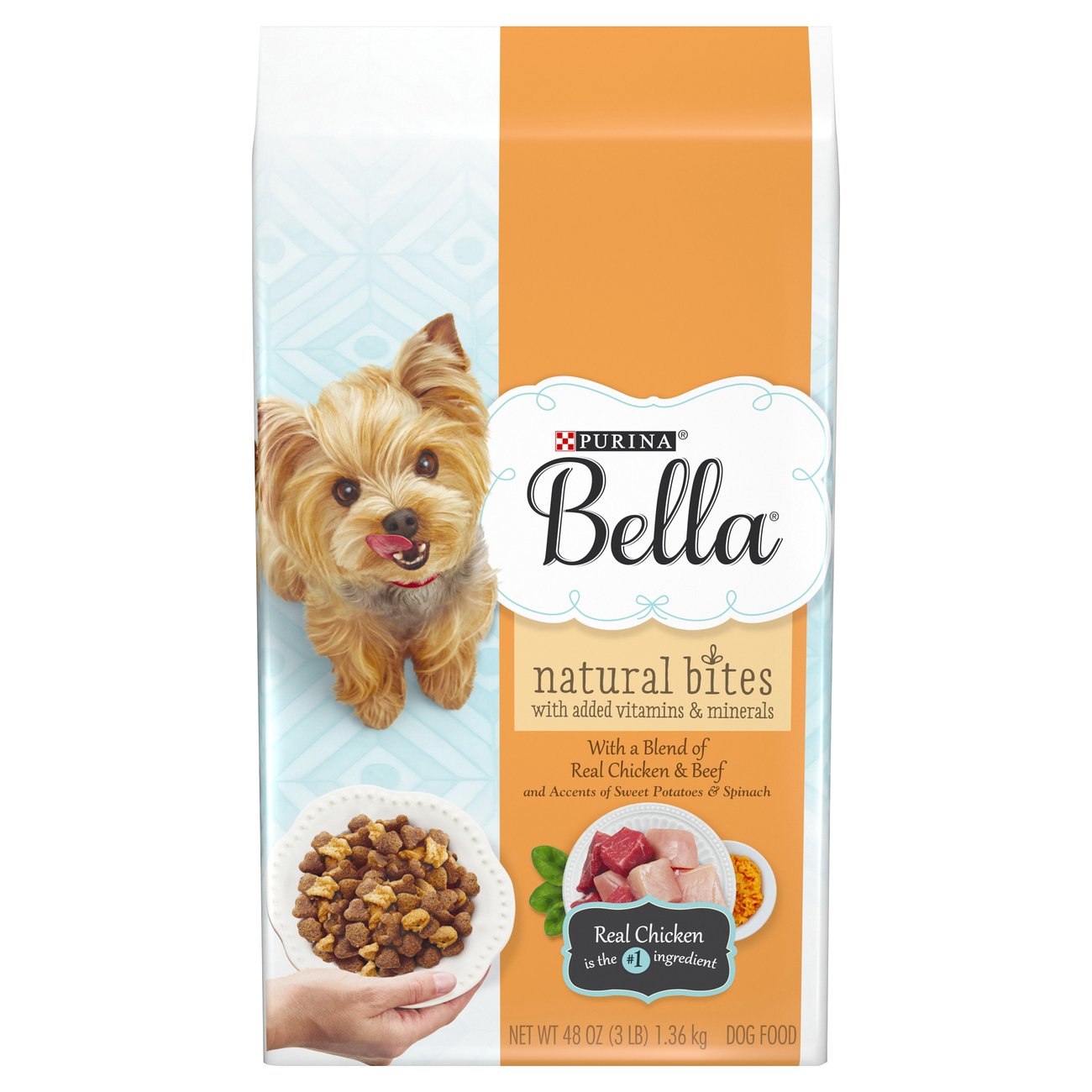 Purina Bella Natural Bites with Real Chicken &amp; Beef Dry