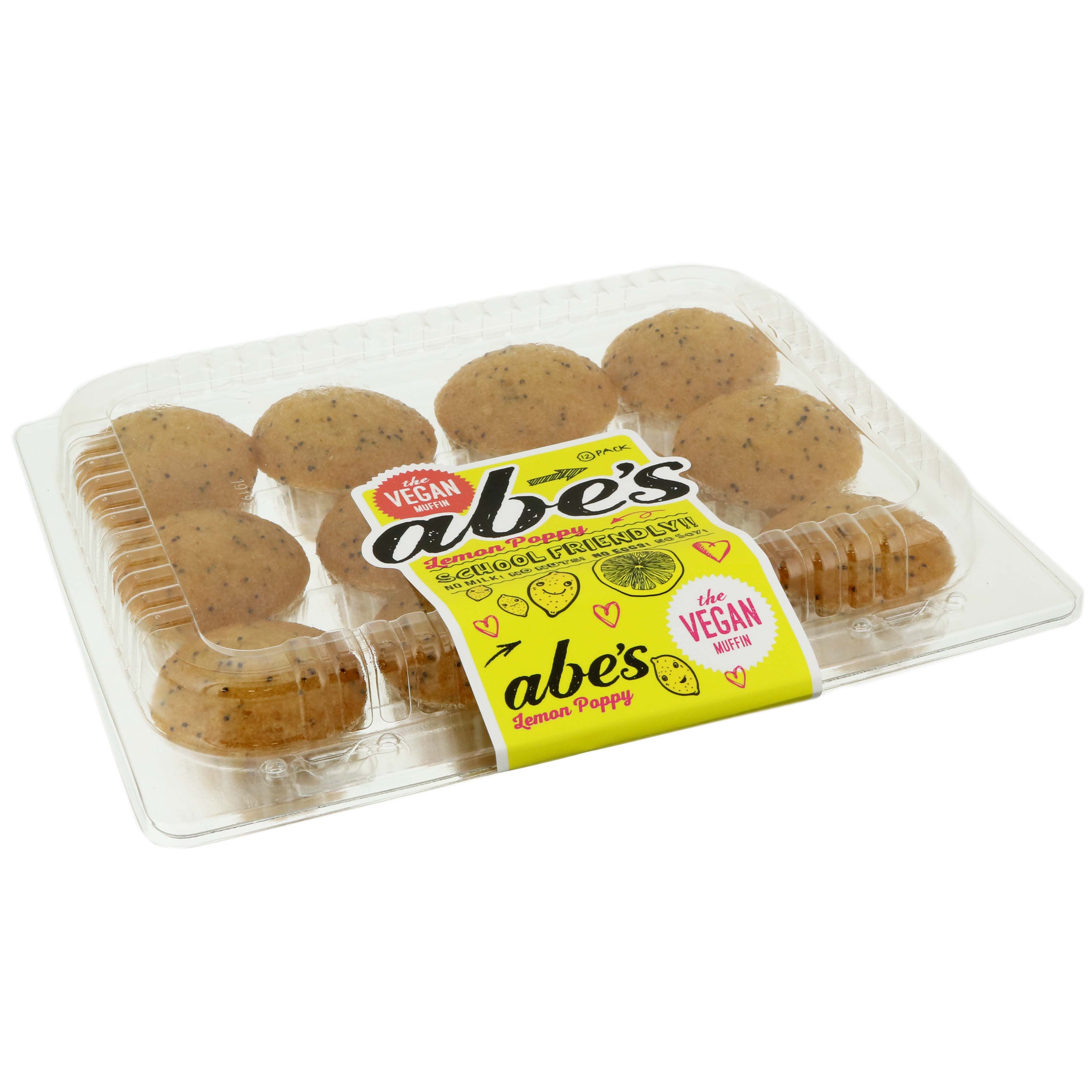 Abe's Vegan Lemon Poppy Mini Muffins Shop Desserts & Pastries at HEB