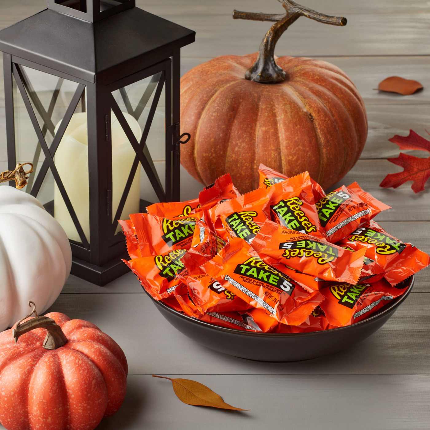 Reese's Take 5 Pretzel Peanut & Chocolate Snack Size Halloween Candy ...